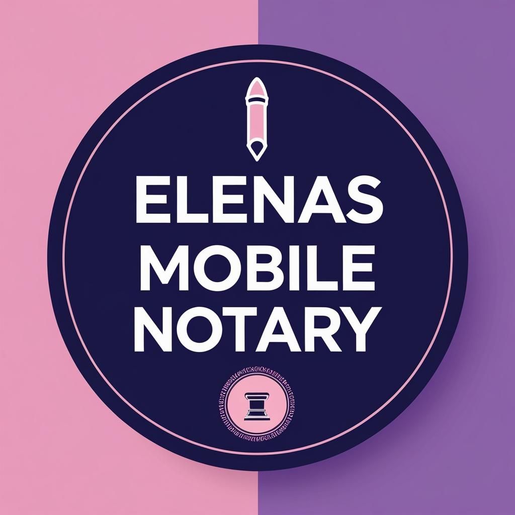 Elenas mobile notary palm coast logo
